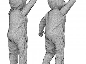 Standing baby 3D Model