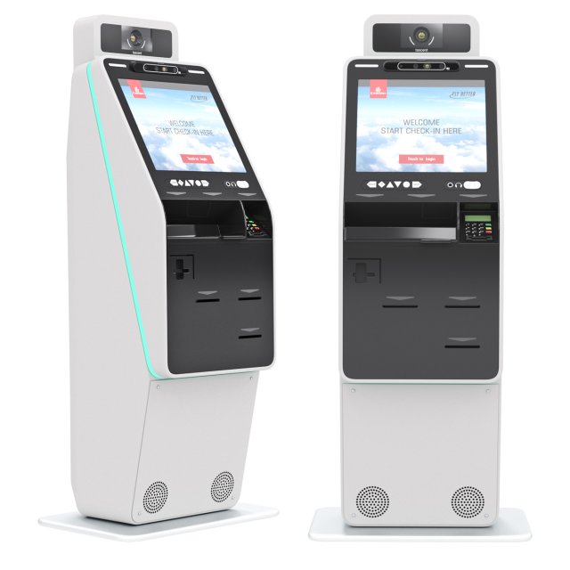 Self-service kiosk Consulta 130 3D Model .c4d .max .obj .3ds .fbx .stl .blend 
