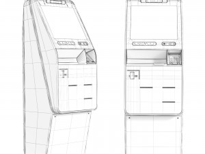 Self-service kiosk Consulta 130 3D Model
