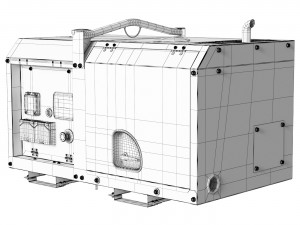 Generator Kubota Lowboy Modelo 3D