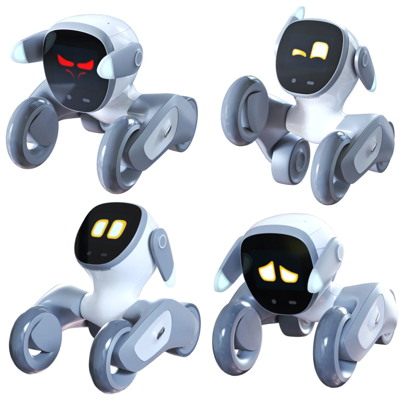 Robot Loona 3D Model .c4d .max .obj .3ds .fbx .stl .blend 