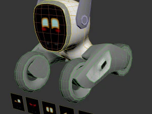 Robot Loona 3D Model