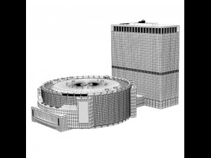 Madison Square Garden Building 3D मॉडल