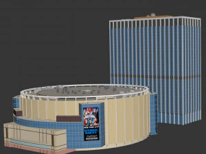Madison Square Garden Building 3D Model