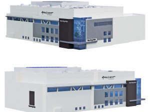 Santa Cruz Mall California 3D Model