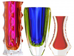 Vases Mandruzzato Murano Modèle 3D