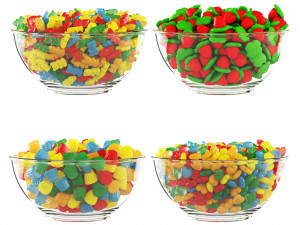 Marmalade in a bowl Modello 3D
