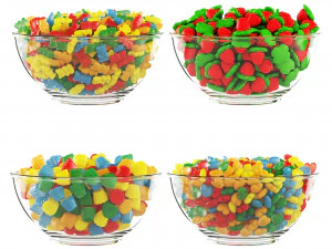 Marmalade in a bowl 3D Model