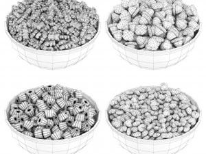 Marmalade in a bowl 3D Model