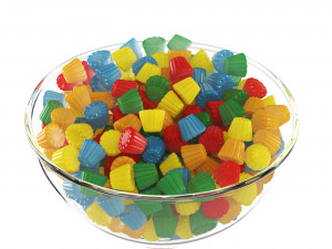 Marmalade in a bowl Modello 3D