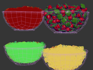Marmalade in a bowl Modello 3D