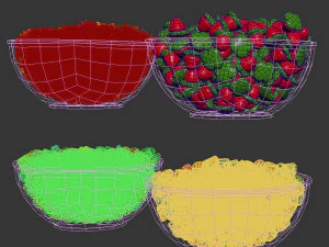Marmalade in a bowl 3D Model