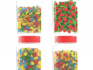 selai jeruk dalam stoples Model 3D