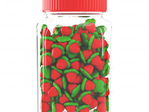 Marmalade in jars 3D Модель