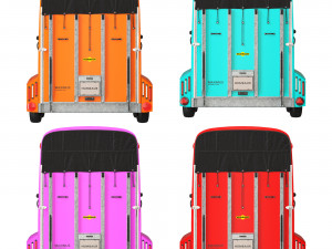 Horse trailer Humbaur Maximus Deluxe 3D Model
