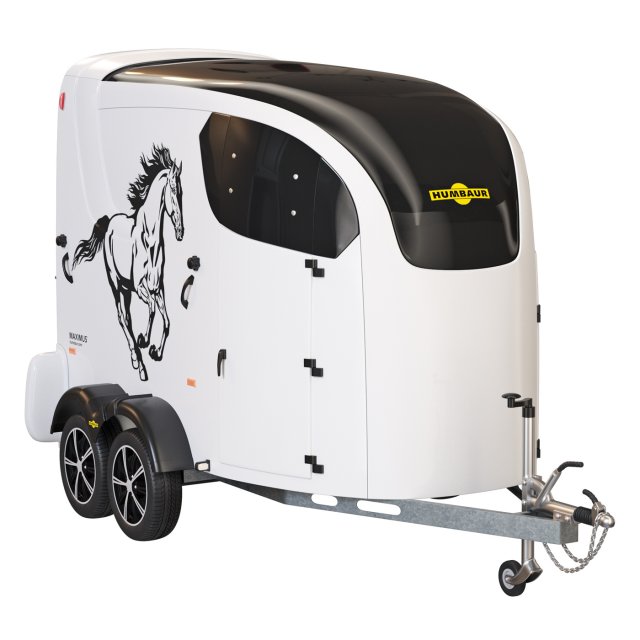 Humbaur Maximus horse trailer 3D Модель .c4d .max .obj .3ds .fbx .stl .blend 
