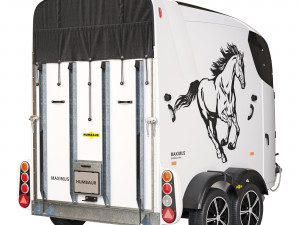 Humbaur Maximus horse trailer 3D Модель