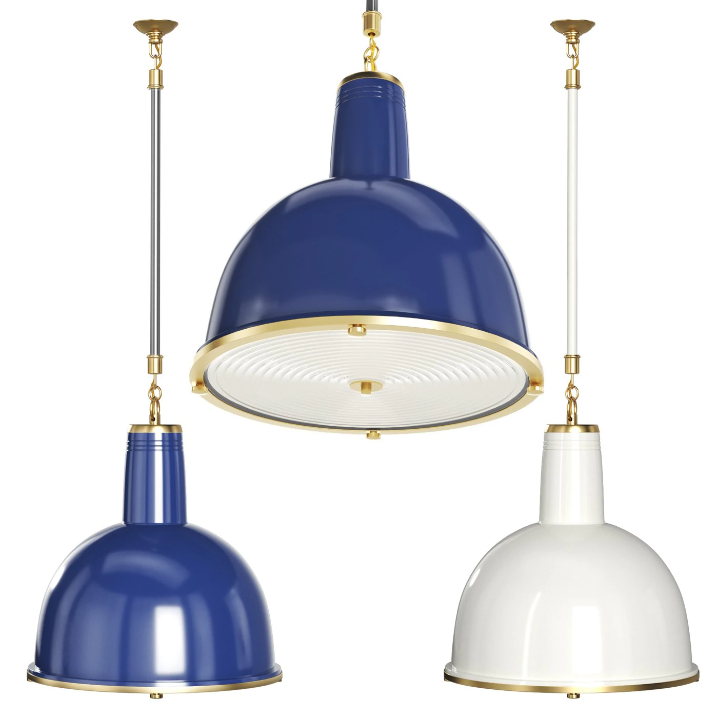 Pendant Melrose 3D Model .c4d .max .obj .3ds .fbx .stl .blend 
