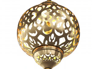 Vintage Moroccan lamp 3D Model