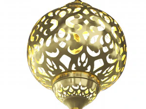 Vintage Moroccan lamp 3D Model