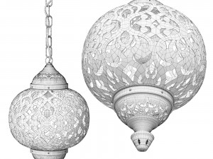 Vintage Moroccan lamp Modelo 3D