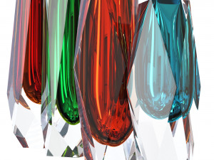 Murano glass vases 3D Модель