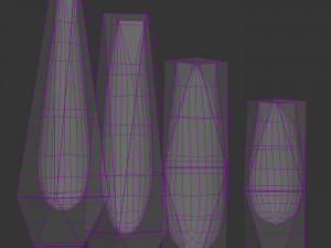 Murano glass vases 3D Модель