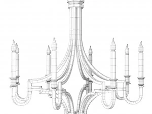 Chandelier Mykonos Small 3D Model