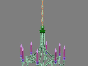 Chandelier Mykonos Small 3D Model