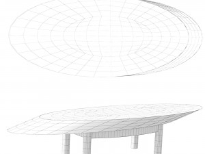 Coffee table NimmoSpooner 3Dモデル
