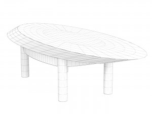 Coffee table NimmoSpooner 3Dモデル