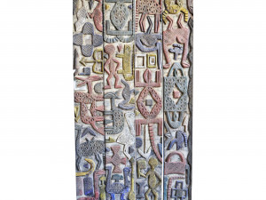 Old african door 3Dモデル