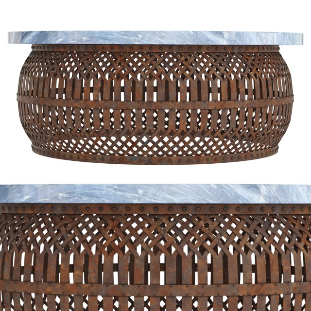 Coffee Table 3D 模型 .c4d .max .obj .3ds .fbx .stl .blend 