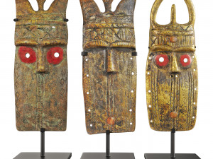 Guinea masks Passport Toma 3D 模型