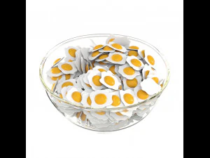 Sweets in a bowl 3D Model