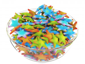 Sweets in a bowl 3D Model