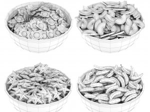 Sweets in a bowl 3D Model
