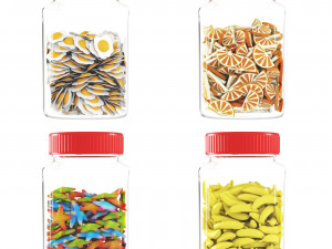 Sweets in a jar 3D Model