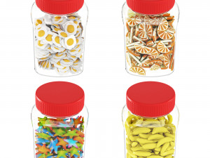 Sweets in a jar 3D Model