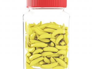 Sweets in a jar 3D Model