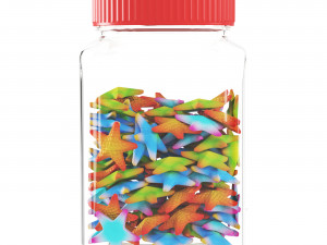 Sweets in a jar 3D Model