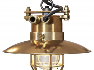 Pendant lamp German Cast Brass 3D मॉडल