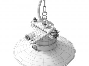 Pendant lamp German Cast Brass 3Dモデル