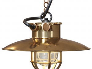 Pendant lamp Brass Explosion Proof 3D 模型