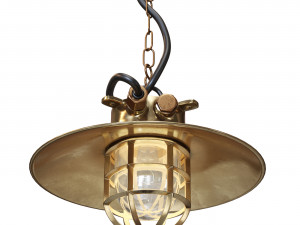 Pendant lamp Brass Explosion Proof 3D Model