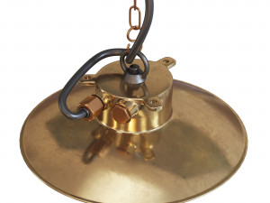 Pendant lamp Brass Explosion Proof 3D Model