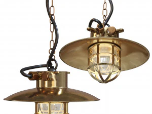 Pendant lamp Brass Explosion Proof 3D Model