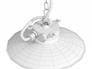 Pendant lamp Brass Explosion Proof 3D Model