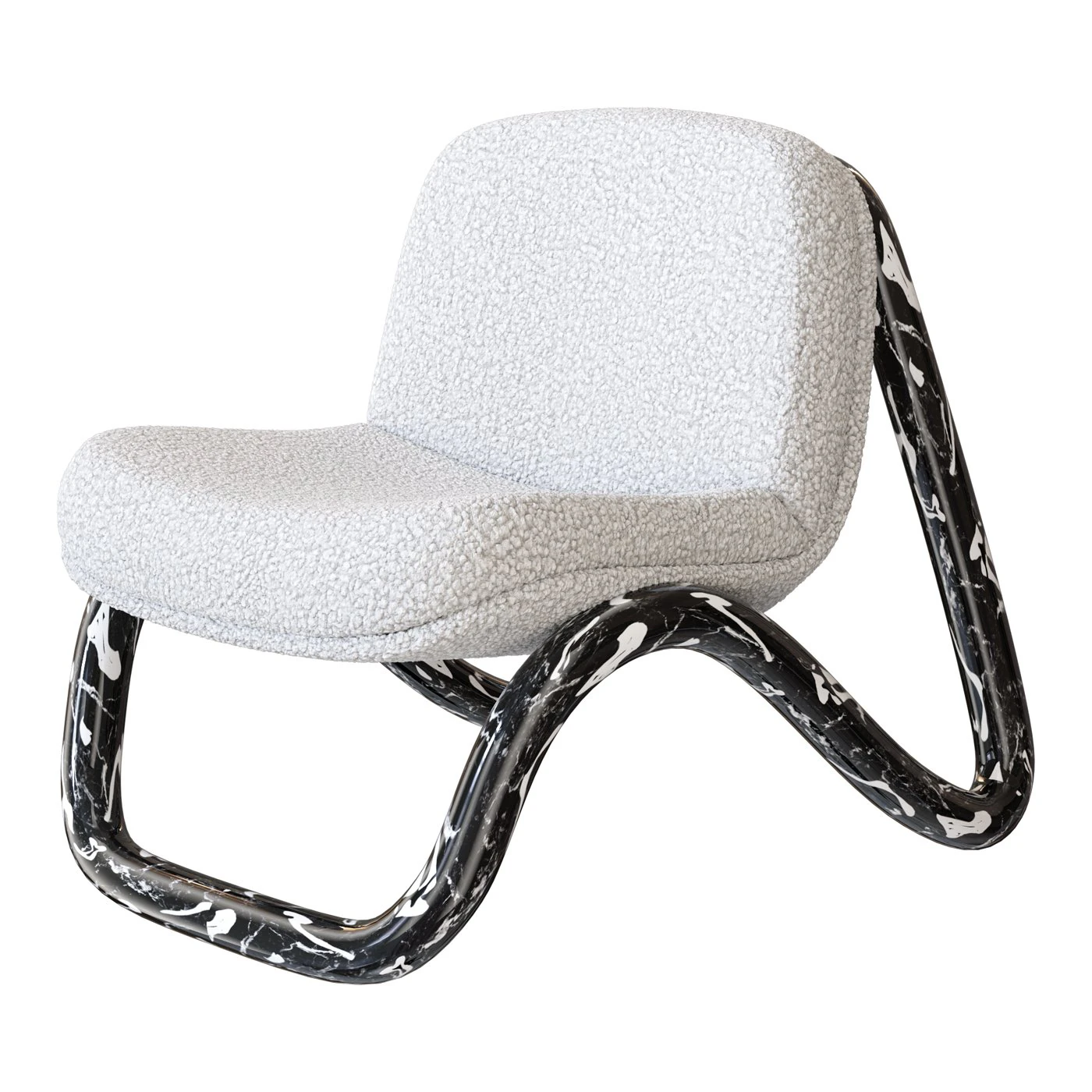 Armchair Pierre Gonalons 3D Model .c4d .max .obj .3ds .fbx .stl .blend