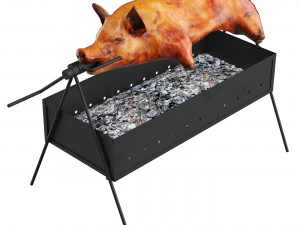 Pig on a skewer 3D Model